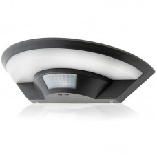 Φωτιστικό Απλίκα LED 15W 230V 1100lm 4000K Μαύρη IP54 με Ανιχνευτή Κίνησης 99DS213/BL